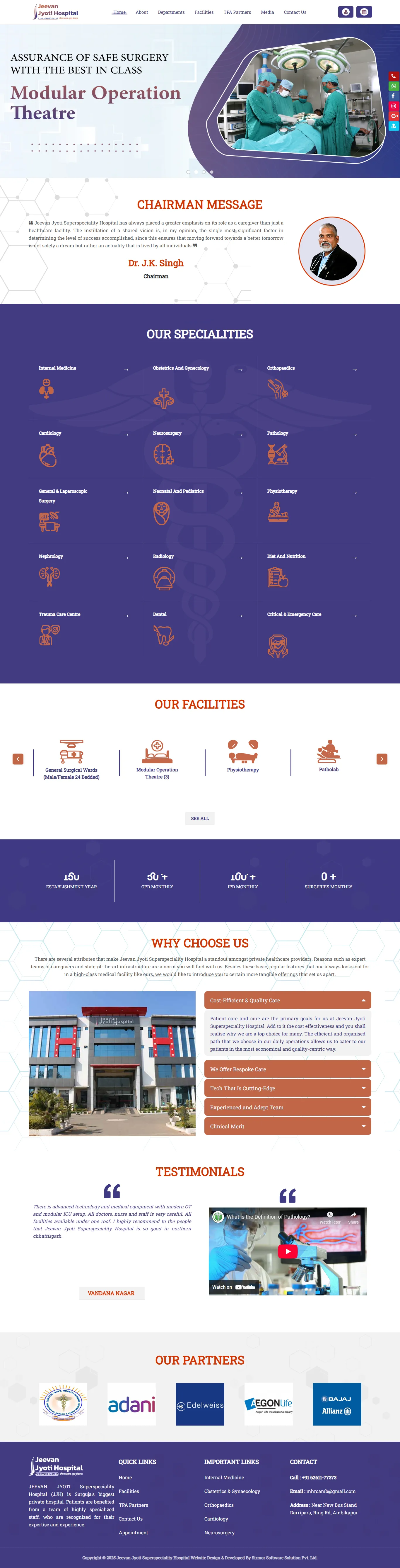 Website - Jeevan Jyoti Hospital